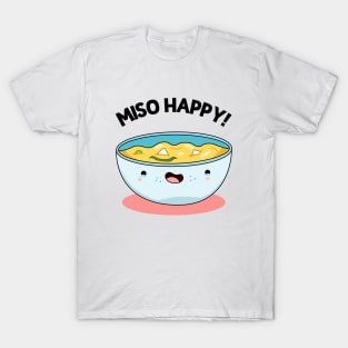 Miso Happy Cute Noodle Pun T-Shirt